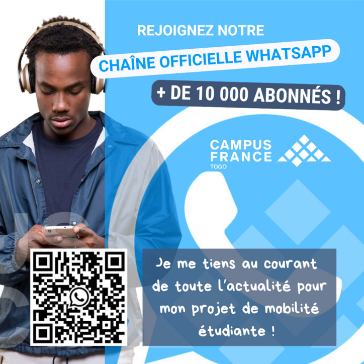 Chaîne Whatsapp + de 10 000 abonnés